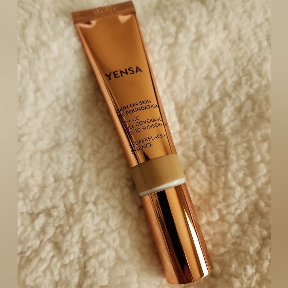 YENSA Skin On Skin BC Foundation SPF 40 in Tan Neutral, 32ml/1.8fl oz